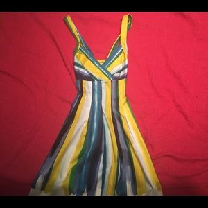 CALVIN KLEIN COLORFUL SUN DRESS, SIZE 6